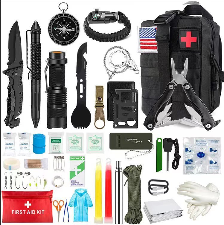 Sos Kit Rib Outdoor SOS Emergency Survival Kit Multifunctional Survival Tool ...
